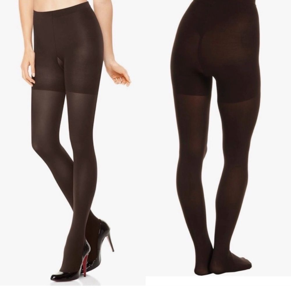 NWT Spanx Tight End Tights Original in Bittersweet Brown Size D